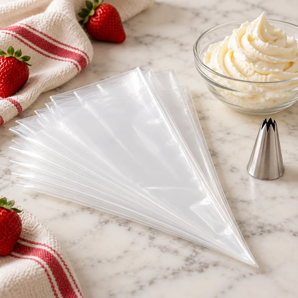 Large piping bags temporary catalog photo